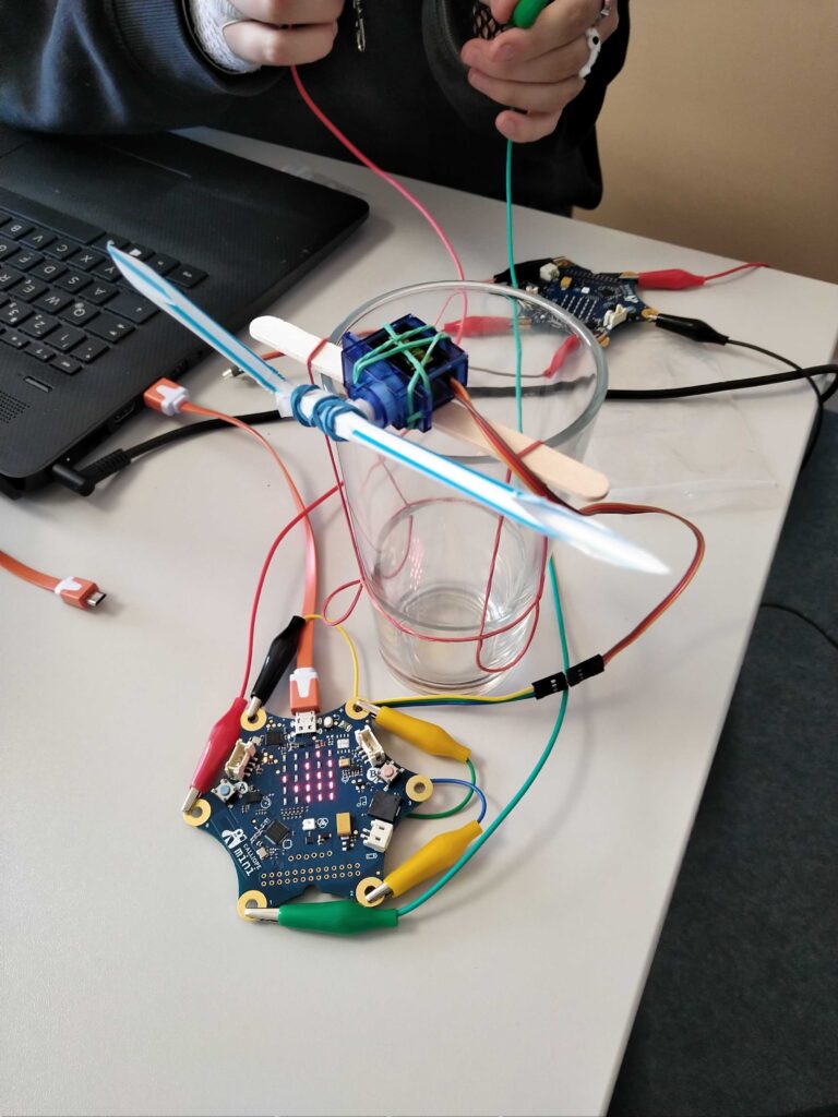 Workshop zur Programmierung eines Mini-Windrads