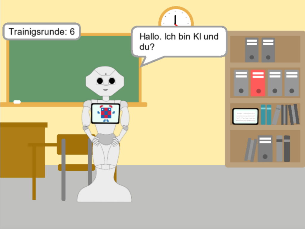 Screenshot aus dem Level "Einführung in die Künstliche Intelligenz"