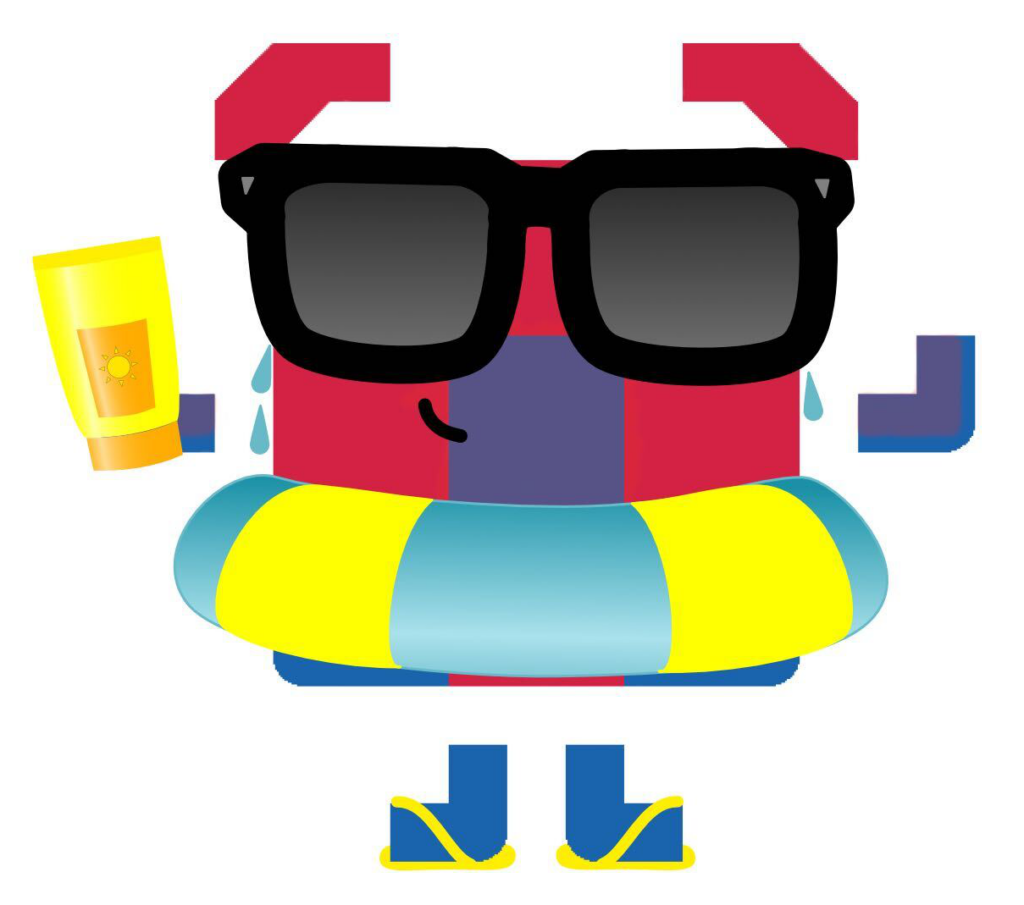 Cubi mit Sonnenbrand